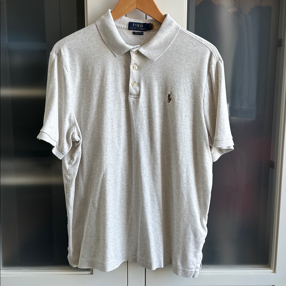 Ralph Lauren Light Gray Polo Shirt